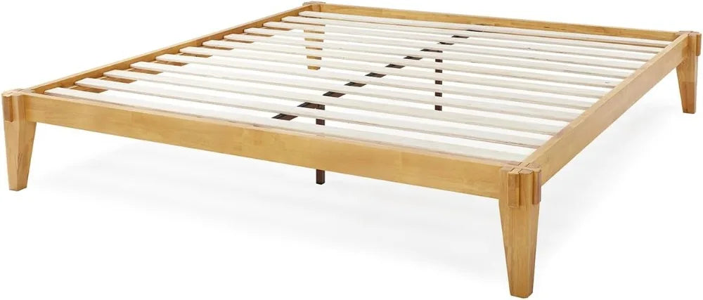 14” King Bed Frame - Wood Platform Bed with Slats - Comes in Twin, Queen, full, and Queen