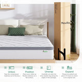 12 Inch Hybrid Mattress with Comfort Foam & Springs in Full Twin Queen & King