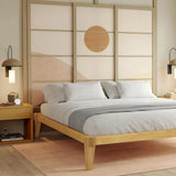 14” King Bed Frame - Wood Platform Bed with Slats - Comes in Twin, Queen, full, and Queen