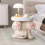 Bear Night Stand Table for Bedroom - Pink, Brown, or Apricot Sitting bear or standing on head table