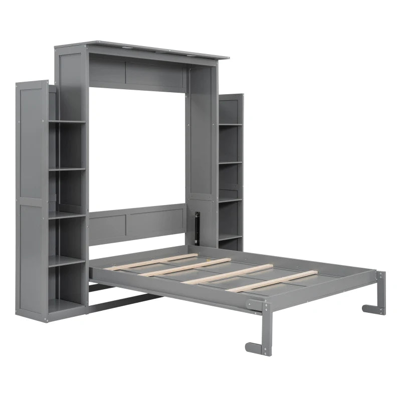 Full Size Murphy Bed That Folds Into a Cabinet - Wall Bed