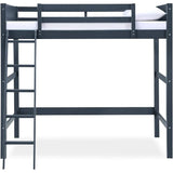 Full Size Loft Bed in Black, Grey, Espresso, and Blue