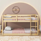 Twin Over Twin Low Bunk Bed