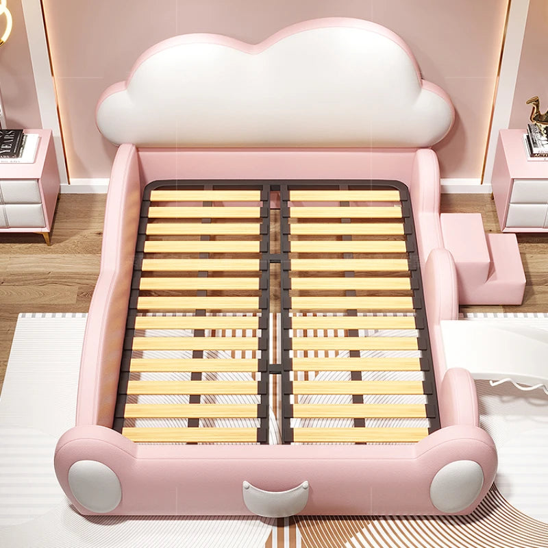 Dreamy Cloud Bed With or Without Nightstands in Pink and White