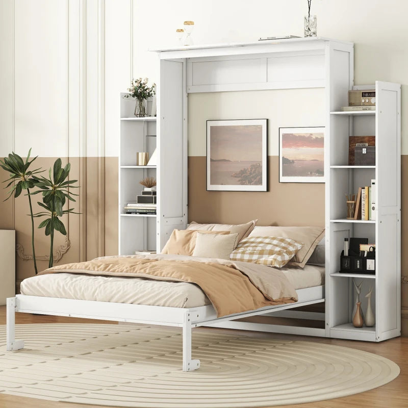 Full Size Murphy Bed That Folds Into a Cabinet - Wall Bed