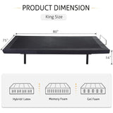 Electric Adjustable Bed Frame Base - Ergonomic Upholstered