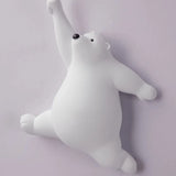 Teddy Bear Wall Lamps for Children's Bedroom in Pink Blue, or White